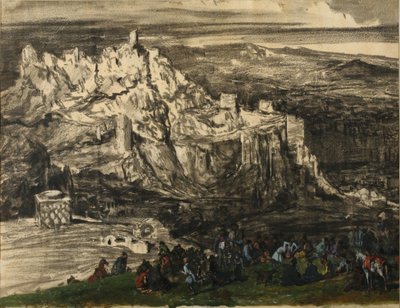 तिफ्लिस का दृश्य, 1840 के दशक द्वारा ग्रिगोरी ग्रिगोरेविच गगारिन