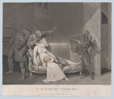चोरों का पहला दृश्य, सीए। 1805. द्वारा महान