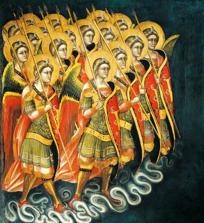 गारिएंटो द्वारा स्वर्गदूतों का सशस्त्र बैंड (सक्रिय 1338-1367 या 1370) द्वारा ग्वारिएंटो डी अरपो