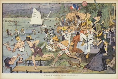 हंसी के लिए चित्रण द्वारा Guillaume Le Barrois dOrgeval