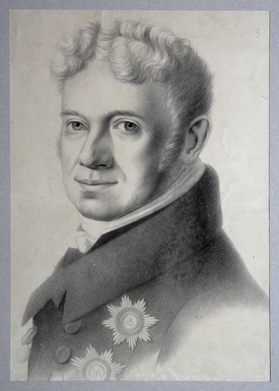 प्रिंस ग्रिगरी अलेक्जेंड्रोविच स्ट्रोगनोव का पोर्ट्रेट 1770-1857, 1820 के दशक द्वारा गुस्ताव एडॉल्फ हिप्पियस
