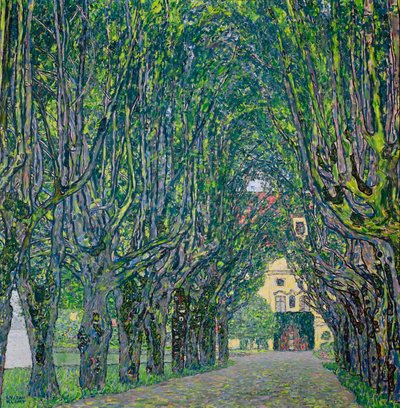 1912 में कम्मर कैसल के पार्क में एवेन्यू द्वारा Gustav Klimt