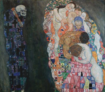 डेथ एंड लाइफ, 1910-1915 द्वारा Gustav Klimt