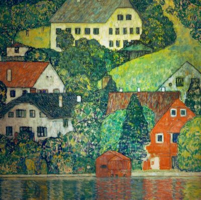Unterach am Attersee में मकान द्वारा Gustav Klimt