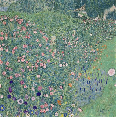 इतालवी बागवानी परिदृश्य, 1913। द्वारा Gustav Klimt