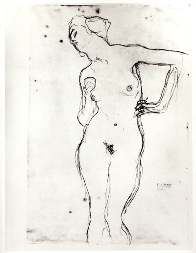 नंगा द्वारा Gustav Klimt