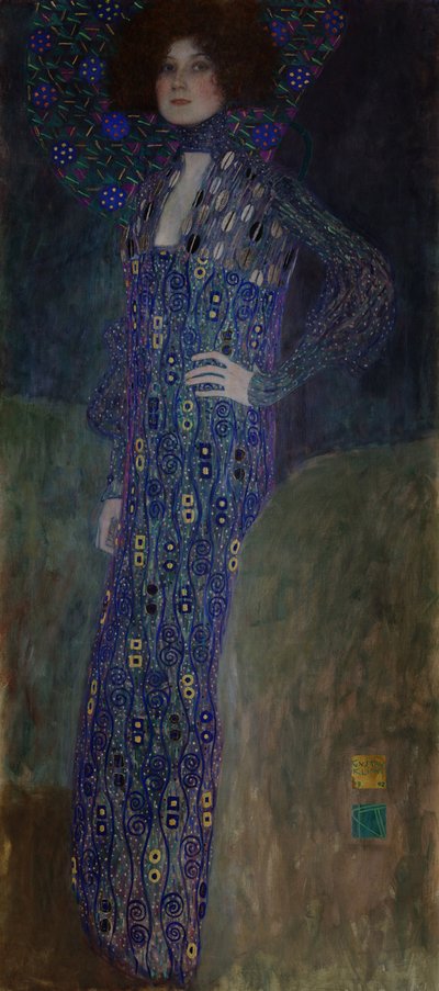 एमिली फ्लॉग का पोर्ट्रेट, 1902 द्वारा Gustav Klimt
