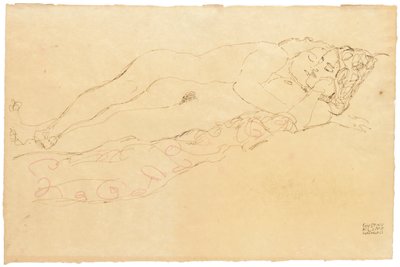 दो पुनरावर्ती नाडियां, c.1913 द्वारा गुस्ताव क्लिम्ट