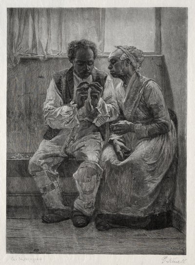 किराए का दिन, 1887। द्वारा गुस्ताव क्रुएल