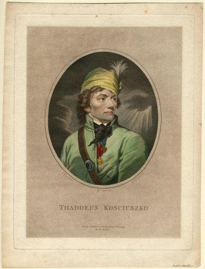 टेडेस्ज़ कोसीसुस्को का पोर्ट्रेट 1746-1817, 1795 द्वारा गुस्ताव तौबर्ट
