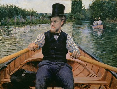 एक शीर्ष टोपी में रोवर, c.1877-78 द्वारा Gustave Caillebotte