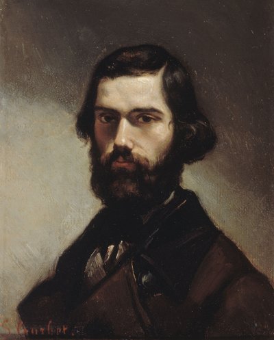 जूल्स वैलेस का पोर्ट्रेट 1832-1885, 1861। द्वारा गस्टवे कौरबेट