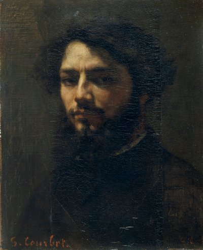 सेल्फ़-पोर्ट्रेट, सी. 1850. द्वारा गस्टवे कौरबेट