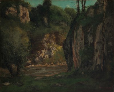द हिडन ब्रूक, कै। 1873-1877। द्वारा गस्टवे कौरबेट