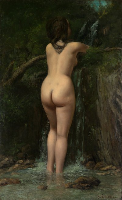 द सोर्स, 1862। द्वारा Gustave Courbet