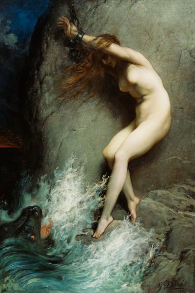 एंड्रोमेडा, 1869 द्वारा Gustave Dore