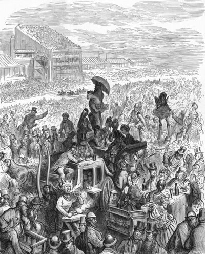 दोपहर के भोजन पर, 1872। द्वारा गुस्ताव डोर