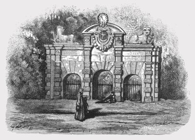 बकिंघम गेट, 1872। द्वारा गुस्ताव डोर