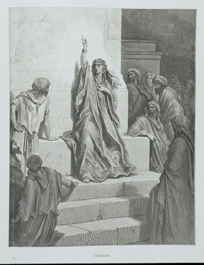 डेबोराह, एटलिन द्वारा उत्कीर्ण, c.1868 द्वारा गुस्ताव डोर