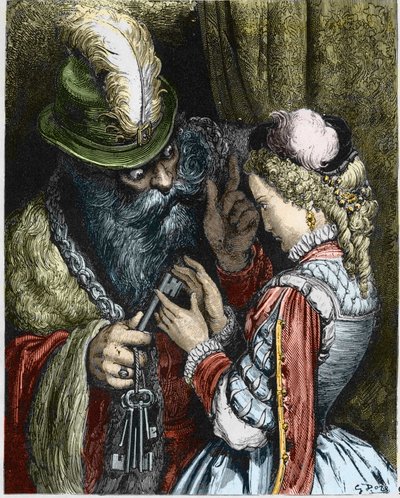"" Bluebeard"" के लिए चित्रण द्वारा गुस्ताव डोर