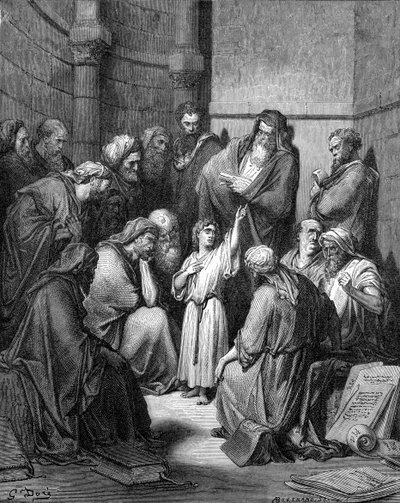 यीशु डॉक्टरों से पूछताछ Jesus द्वारा गुस्ताव डोर