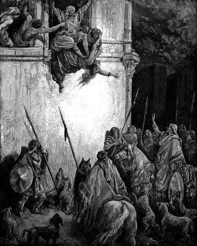 ईज़ेबेल, फोनीशियन राजकुमारी और इज़राइल के राजा अहाब की पत्नी, 1866 द्वारा गुस्ताव डोर