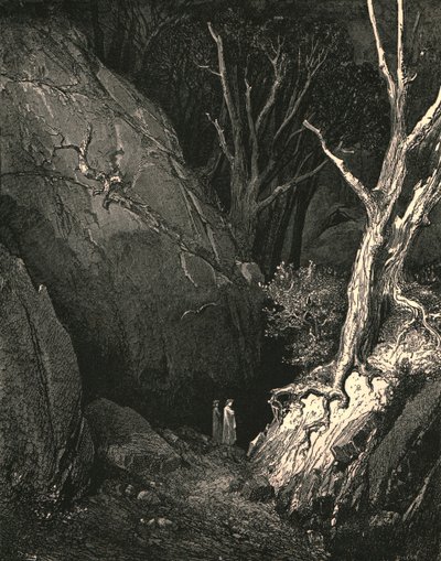 आगे बढ़ने पर, मैंने अपने कदमों को बंद कर दिया, c1890। द्वारा गुस्ताव डोर