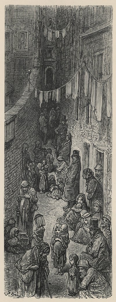 ऑरेंज कोर्ट, डॉरी लेन द्वारा Gustave Dore
