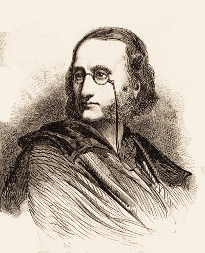 जैक्स ऑफ़ेनबैच का पोर्ट्रेट 1819-1880, 1860। द्वारा गुस्ताव डोर