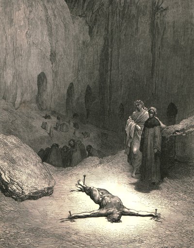 वह छेदा हुआ आत्मा ... वह था जिसने फरीसियों को परिषद दी, c1890। द्वारा गुस्ताव डोर