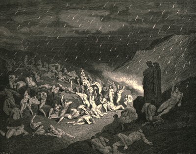 विमोचित हाथों का खेल मनहूस था, c1890। द्वारा गुस्ताव डोर