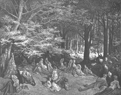 पेड़ों के नीचे - रीजेंट्स पार्क, 1872। द्वारा गुस्ताव डोर