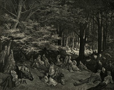 पेड़ों के नीचे रीजेंट द्वारा गुस्ताव डोर