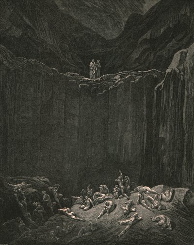 ... सभी-सर्चिंग जस्टिस, फॉर्म्स को दंडित करने के लिए कयामत, सी 1890। द्वारा गुस्ताव डोर