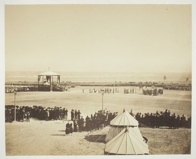 मास, कैंप डे चालोंस, 1857। द्वारा गुस्ताव लेग्रे