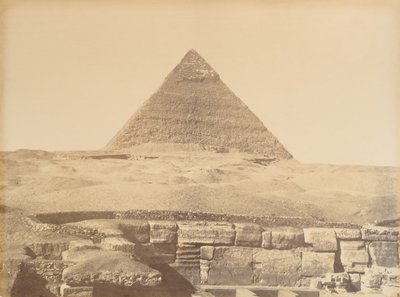 गीज़ा के पिरामिड, 1865-69। द्वारा गुस्ताव लेग्रे
