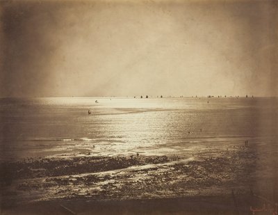 सीस्केप, नॉरमैंडी, 185657। द्वारा गुस्ताव लेग्रे