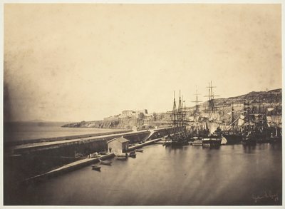 सेते में जेटी, 1857। द्वारा गुस्ताव लेग्रे