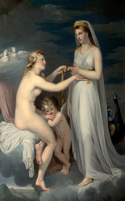 जूनो शुक्र के करधनी उधार, c.1771 द्वारा गाय का सिर