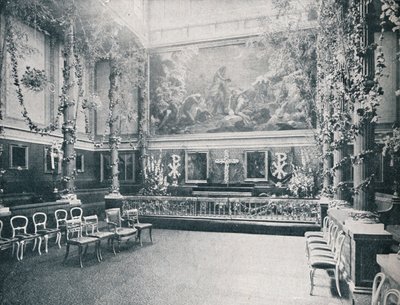 बकिंघम पैलेस का निजी चैपल, c1910 1911 द्वारा एच एन किंग