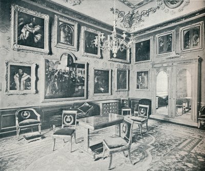 विंडसर कैसल में स्टेट ड्रेसिंग रूम, c1899, 1901 द्वारा एच एन किंग