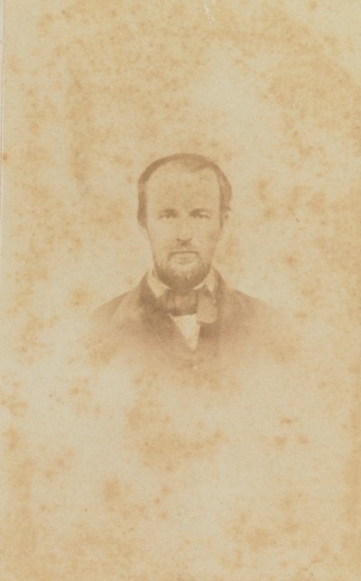 हेरोल्ड एम. व्हाइट का कार्टे-डे-विजिट पोर्ट्रेट, 1860-1862। द्वारा एचएस टौस्ले