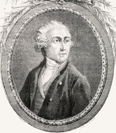 एंटोनी लॉरेंट लावोइसियर, जो लुई ब्लैंक (1811-82) द्वारा &39;फ्रेंच क्रांति का इतिहास&39; से, पैनमेकर-लंगा द्वारा उत्कीर्ण है द्वारा एच। डी ला चारलेरी