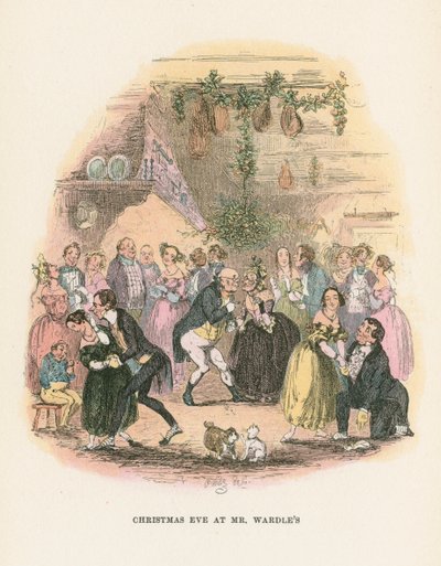 1836-1837 चार्ल्स डिकेंस द्वारा पिकविक क्लब के मरणोपरांत पत्रों का दृश्य द्वारा हबलोत नाइट ब्राउन