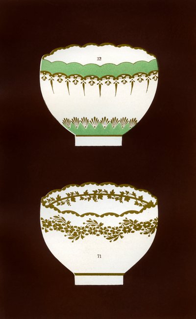 डर्बी पैटर्न, 1876। द्वारा हॉल और इंग्लैंड