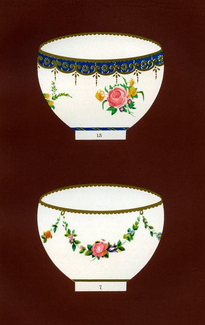 डर्बी पैटर्न, 1876। द्वारा हॉल और इंग्लैंड