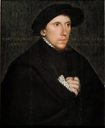 हेनरी हॉवर्ड (1517-1547), अंग्रेजी कवि और दरबारी का पोर्ट्रेट। हंस होल्बिन की कार्यशाला की पेंटिंग (16वीं शताब्दी की शुरुआत)। ब्राजील, साओ पाउलो। साओ पाउलो कला संग्रहालय द्वारा हंस (स्कूल ऑफ) होलबाइन
