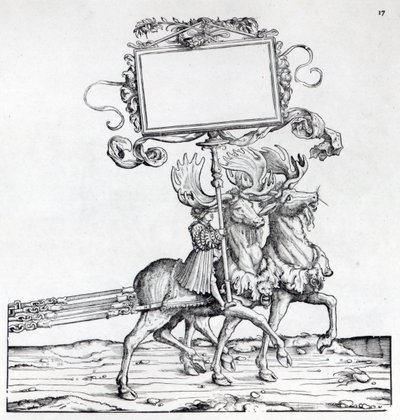 मैक्सिमिलियन के विजयी जुलूस से दृश्य, c.1516-18 (वुडकट) द्वारा हंस बर्गकमेयर