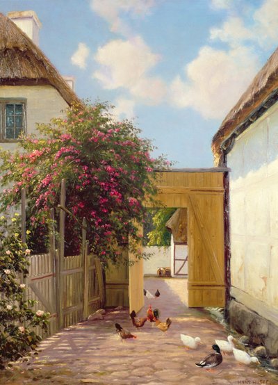 मुर्गी और बत्तख द्वारा हंस हिल्से