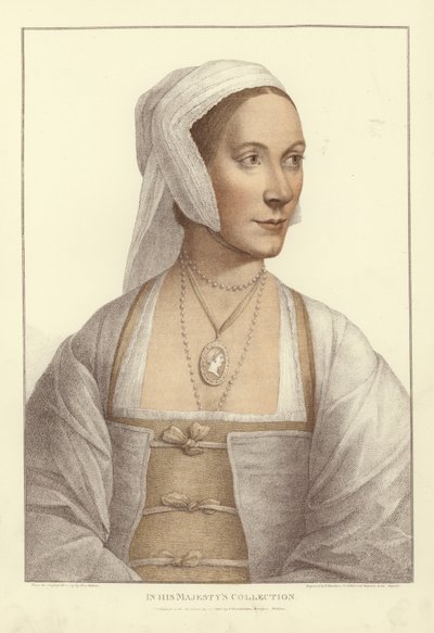 अनाम महिला (एक्वाटिंट) द्वारा Hans Holbein der Jüngere